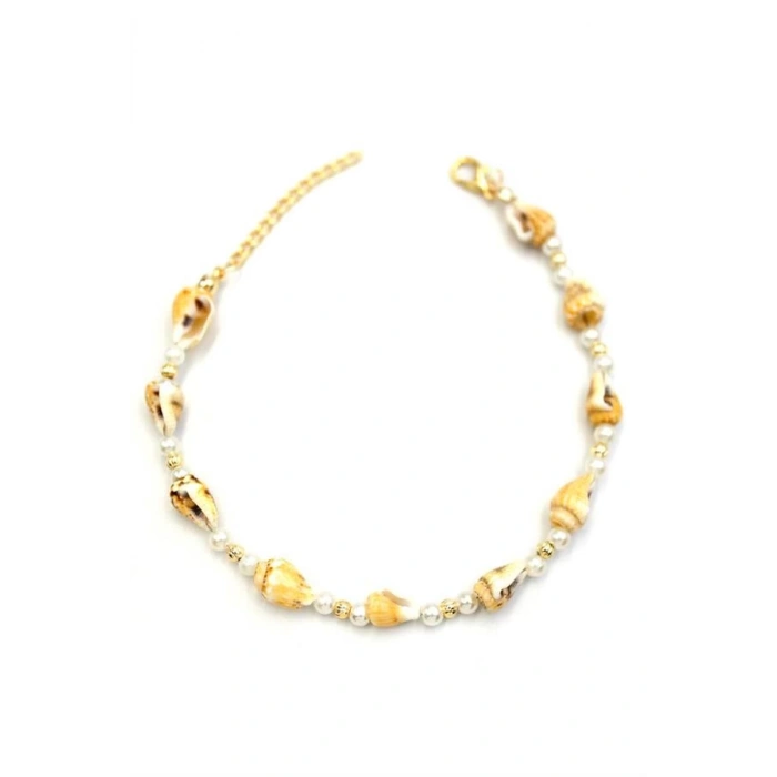 Deniz Kabuğu Halhal - Sarı