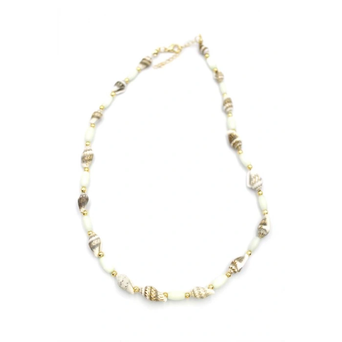 Deniz Kabuğu Kolye - Beyaz