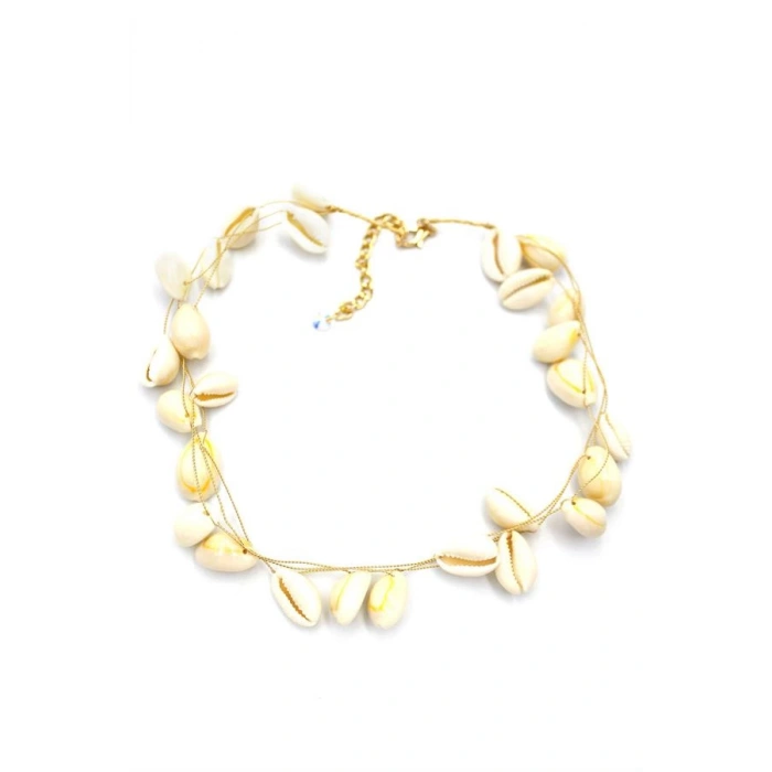 Deniz Kabuğu Kolye - Beyaz