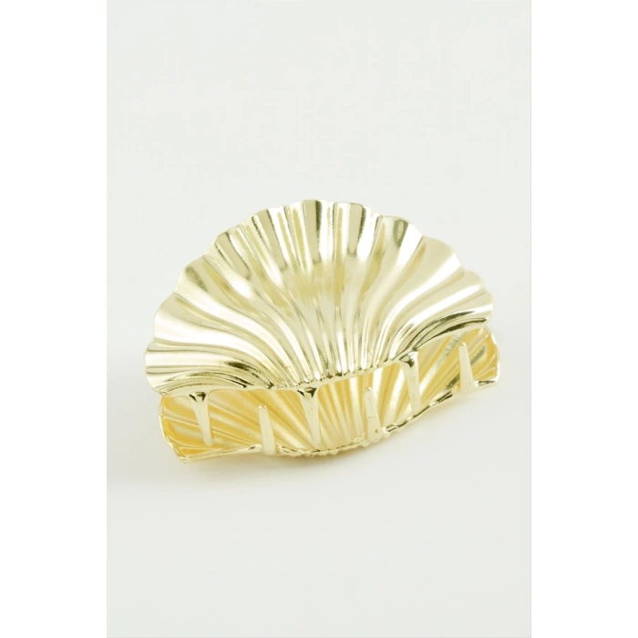 Deniz Kabuğu Şekilli Metal Mandal Toka 7 cm