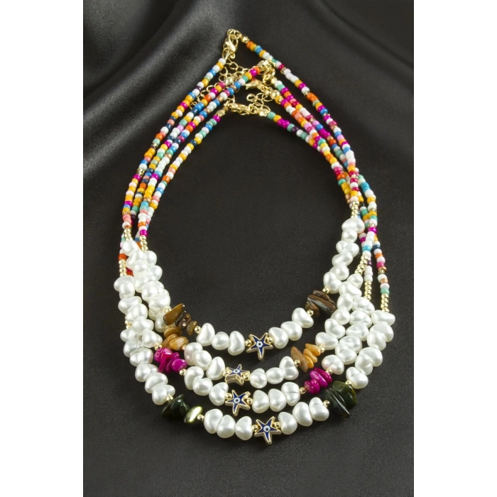 Deniz Yıldızı İnci Kolye