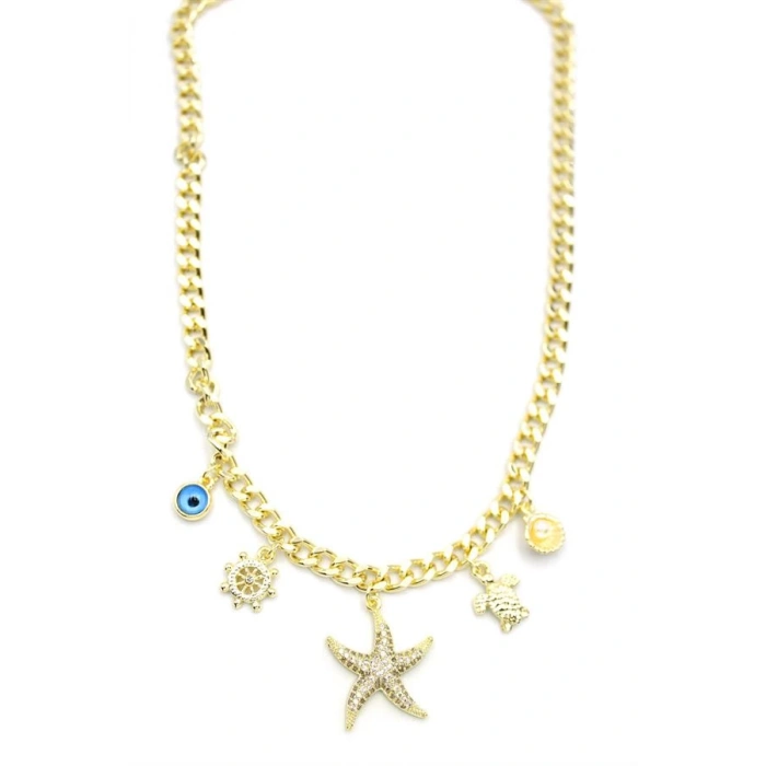 Deniz Yıldızı Kolye - Altın