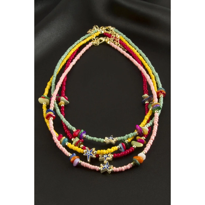 Deniz Yıldızı Kum Boncuk Kolye