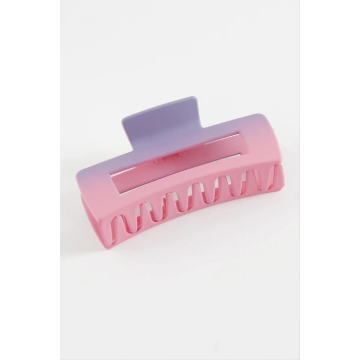 Dikdörtgen Gökkuşağı Renkli Mandal Toka 11 cm