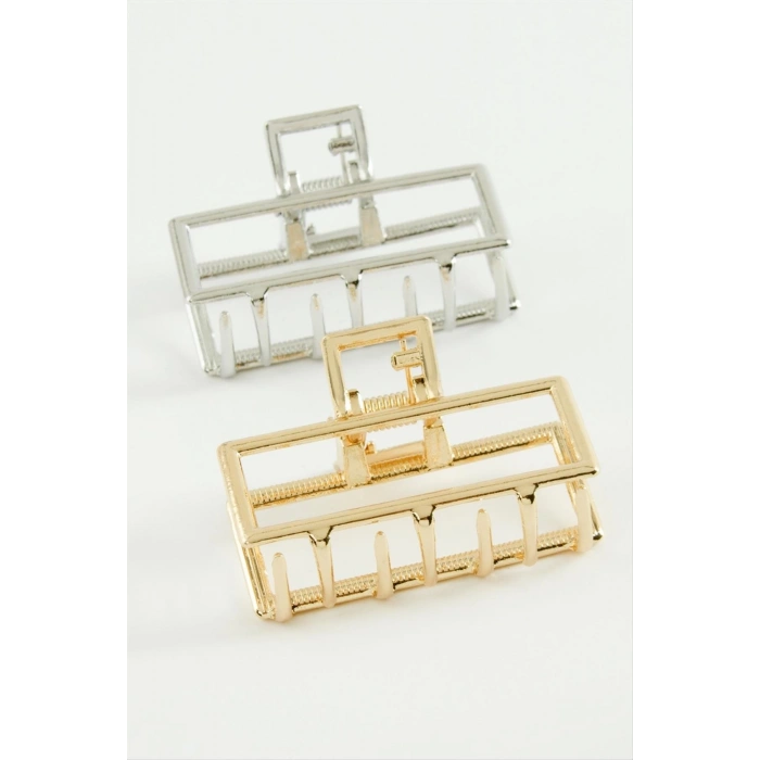 Dikdörtgen Metal Mandal Toka 4 cm