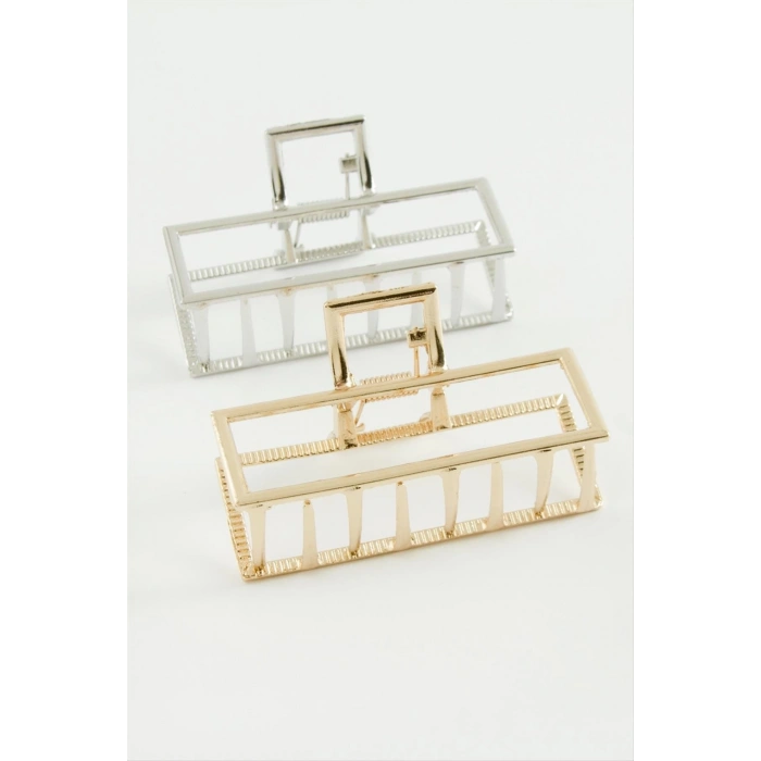 Dikdörtgen Metal Mandal Toka 6 cm