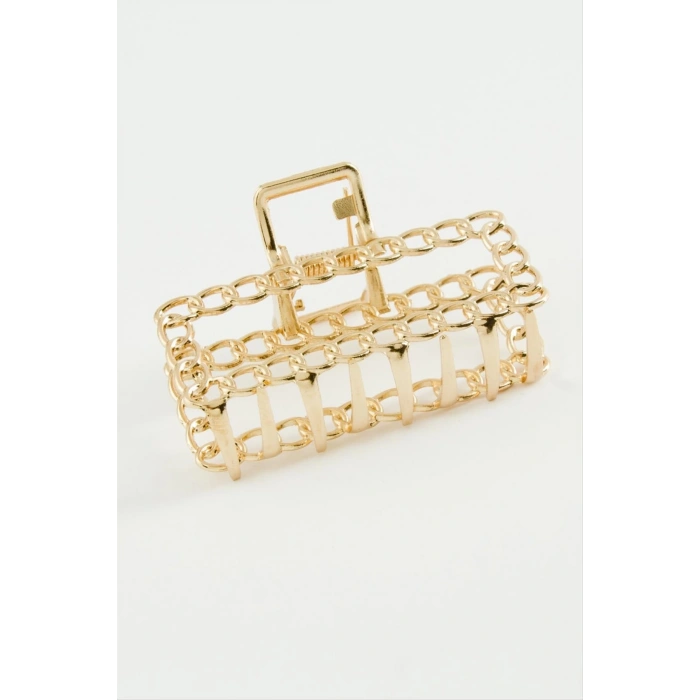 Dikdörtgen Metal Mandal Toka 7 cm