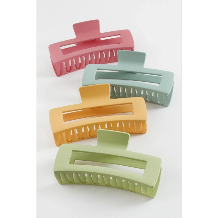 Dikdörtgen Renkli Mandal Toka 12 cm