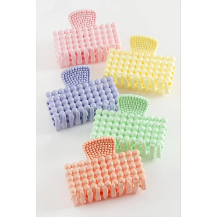 Dikdörtgen Renkli Mandal Toka 6 cm