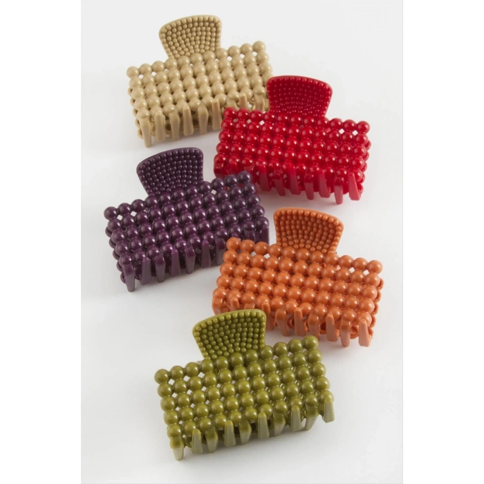 Dikdörtgen Renkli Mandal Toka 6 cm