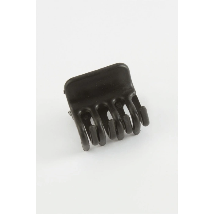 Düz Siyah Renkli Mandal Toka 4 cm