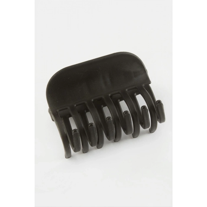 Düz Siyah Renkli Mandal Toka 6 cm