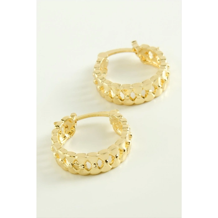 Fiyong Kilitli Halka Küpe