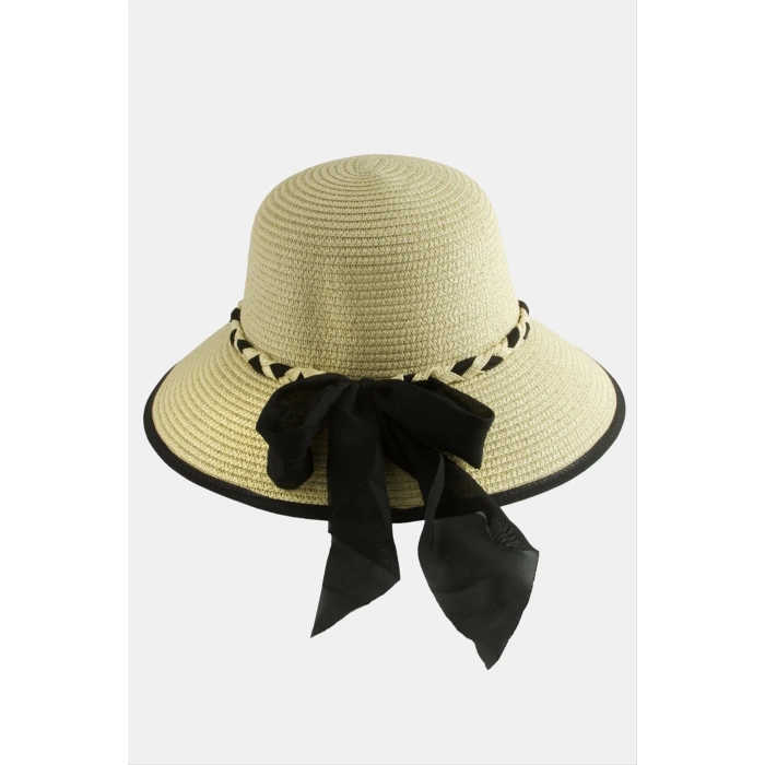 Fiyong Örgülü Hasır Şapka