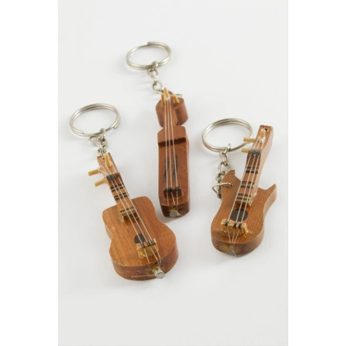 Gitar Ahşap Anahtarlık