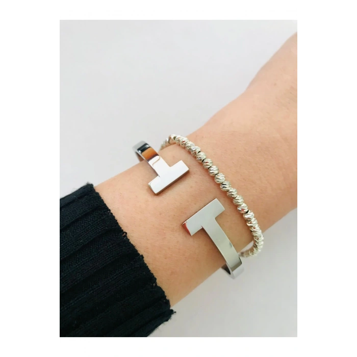 Gümüş Renk Dorika Bileklik