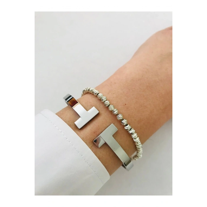 Gümüş Renk Dorika Bileklik