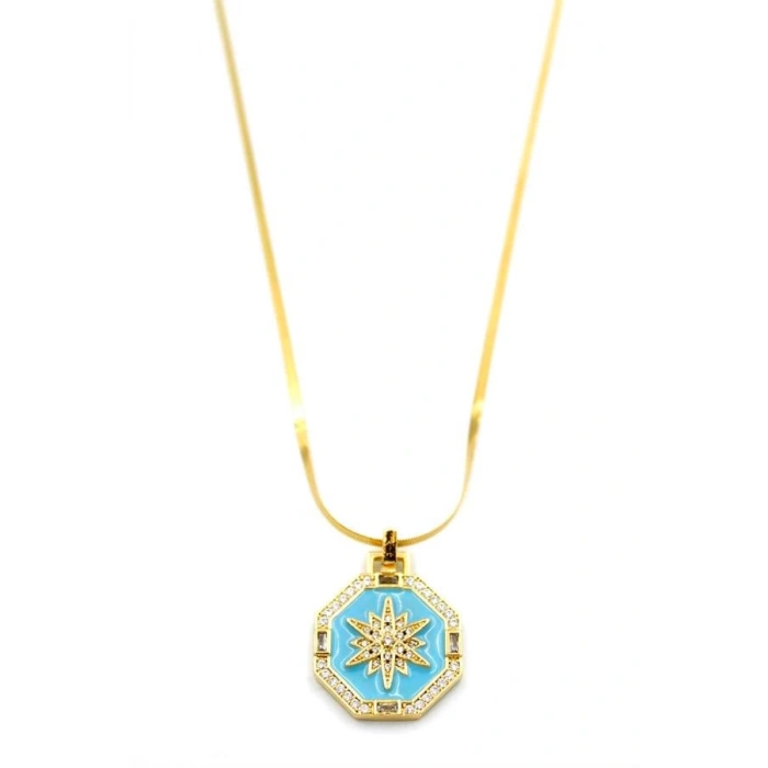 Güneş Kolye - Altın