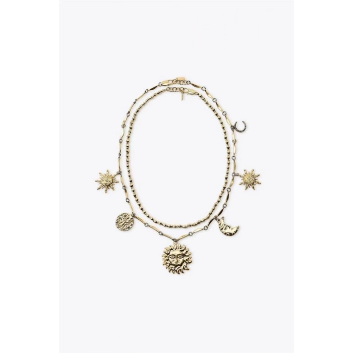 Güneş Kolye - Altın