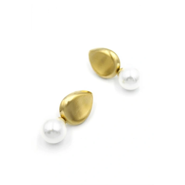 İnci Damla Küpe - Altın