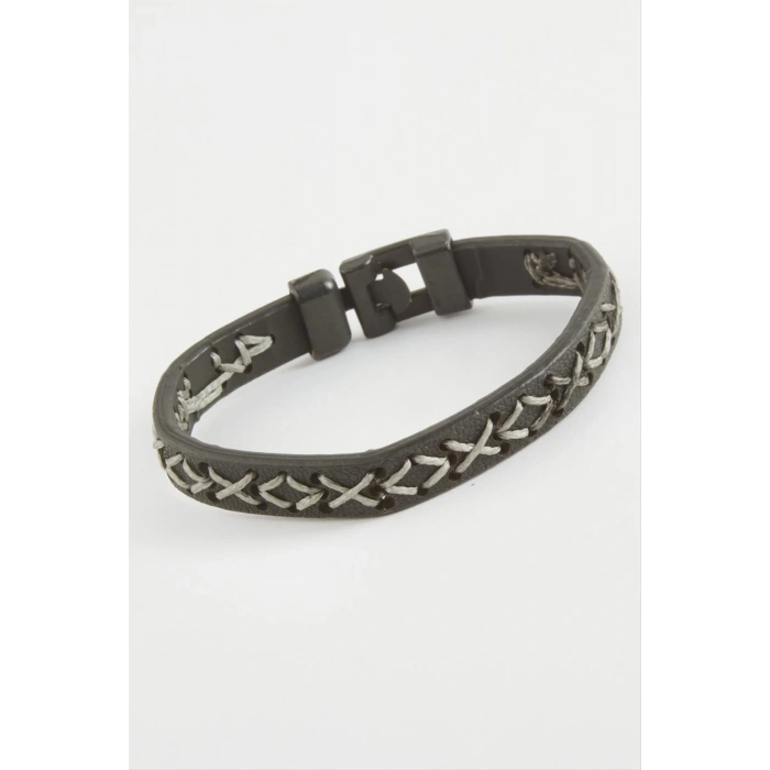 İpli Kaliteli Suni Deri Bileklik