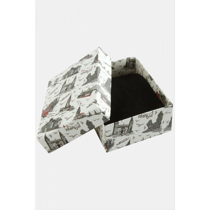 İstanbul Desenli Set Kolye Kutusu