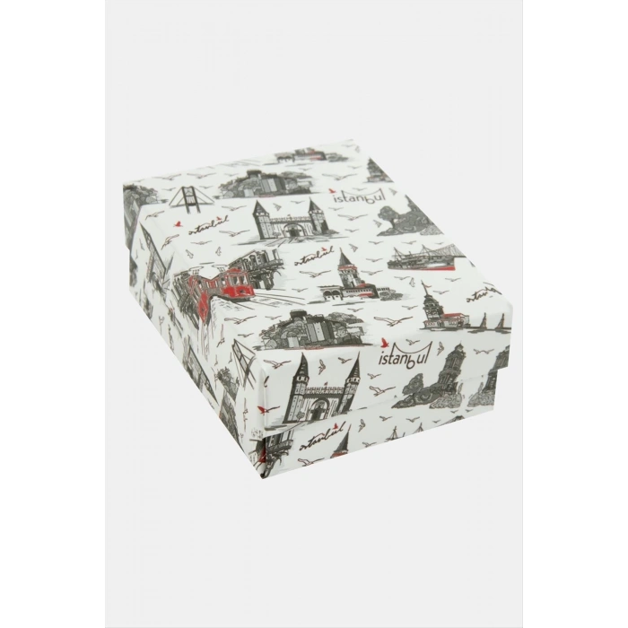 İstanbul Desenli Set Kolye Kutusu