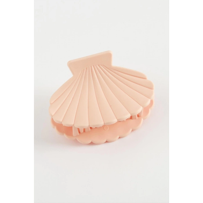 İstiridye Renkli Mandal Toka 6 cm