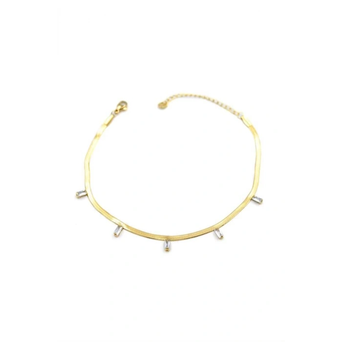 İtalyan Zincir Halhal - Altın