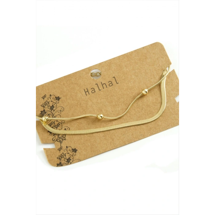 İtalyan Zincirli Lüks Çelik Halhal