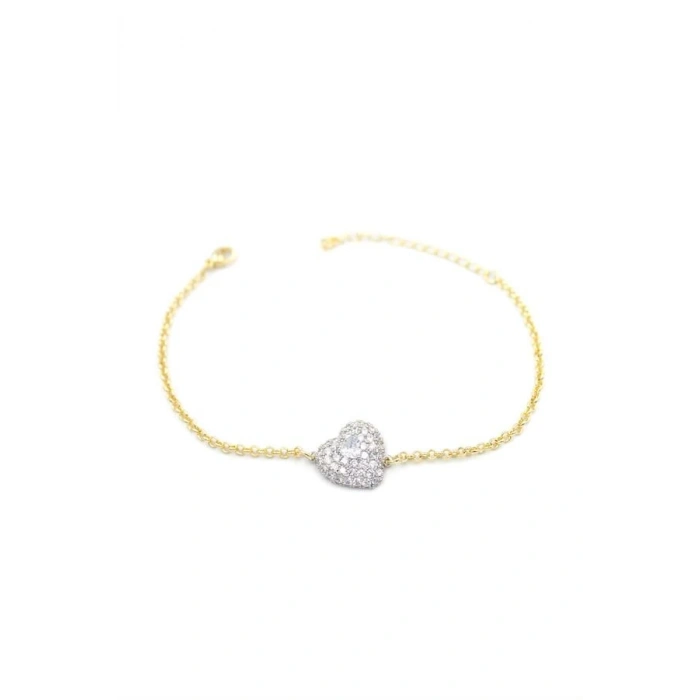 Kalp Bileklik - Beyaz