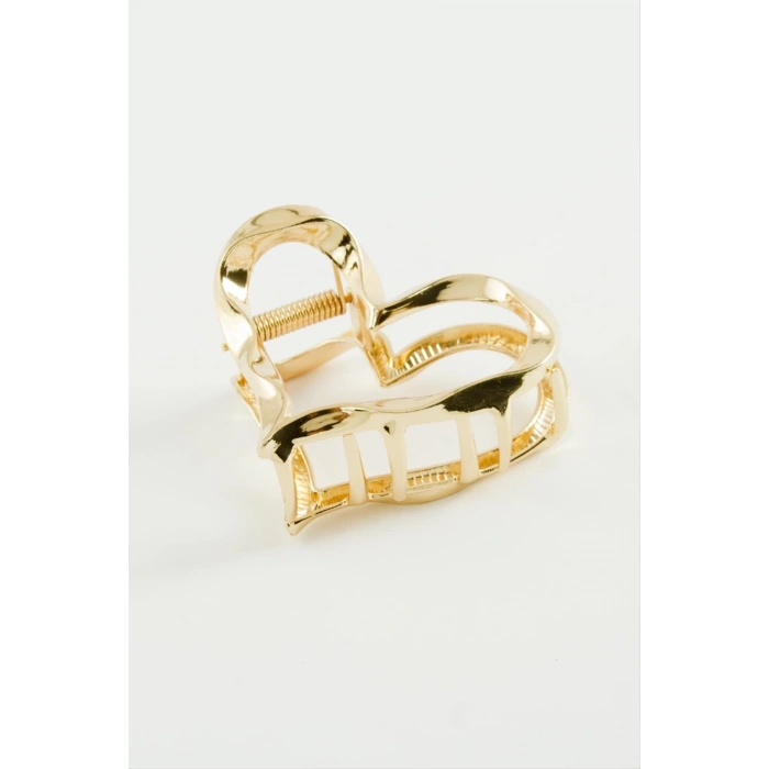 Kalp Burgulu Metal Mandal Toka 6 cm