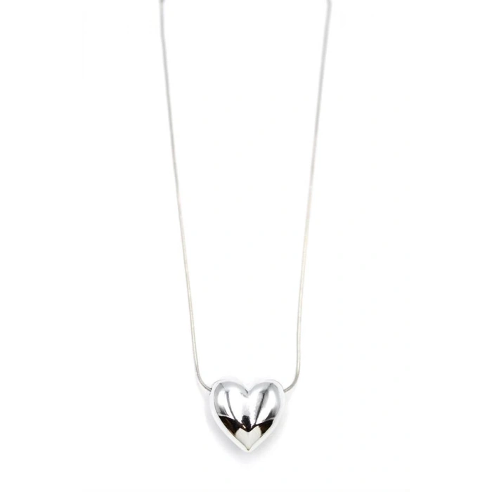 Kalp Kolye - Gümüş