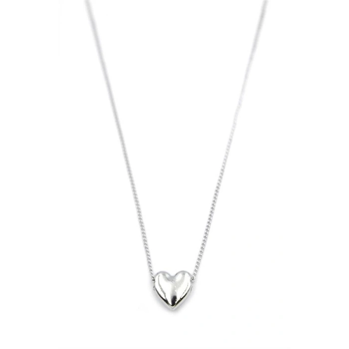 Kalp Kolye - Gümüş