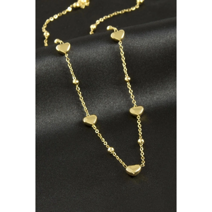 Kalp Lüks Çelik Kolye