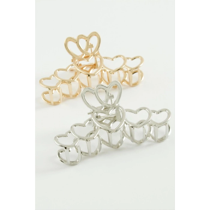 Kalp Metal Mandal Toka 8 cm