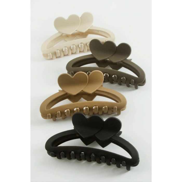 Kalp Renkli Mandal Toka 12 cm