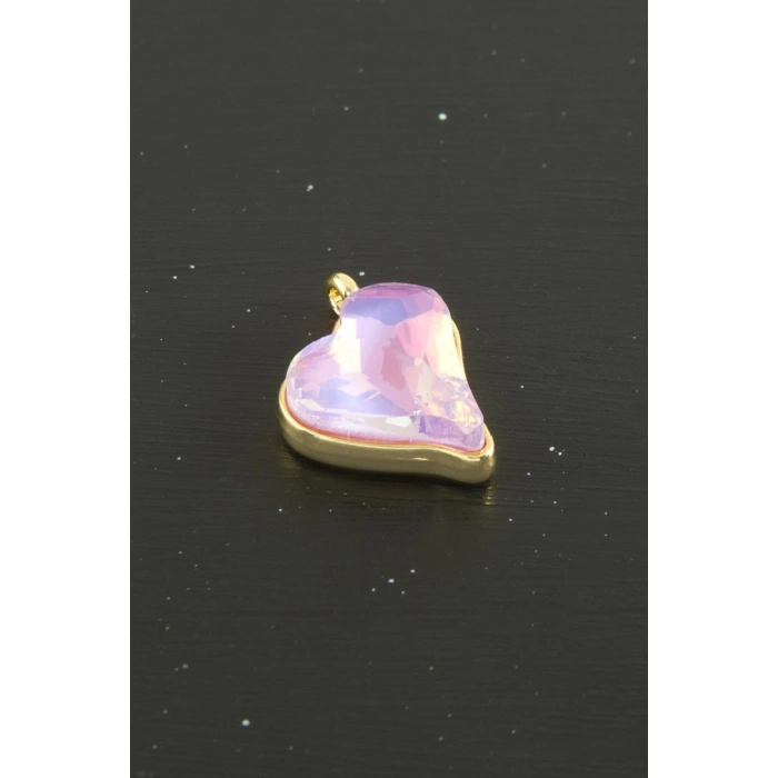 Kalp Taşlı Tek Kulplu Aparat 1 Adet