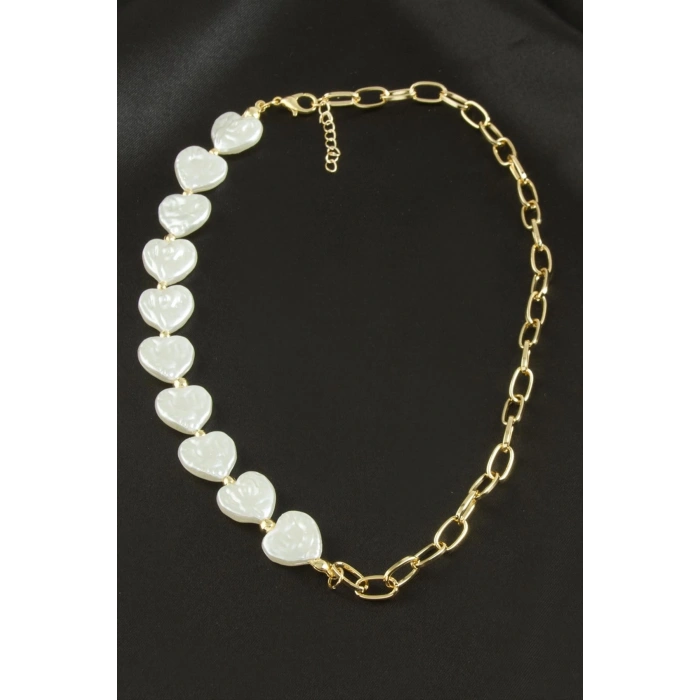 Kalp Trend İnci Kolye