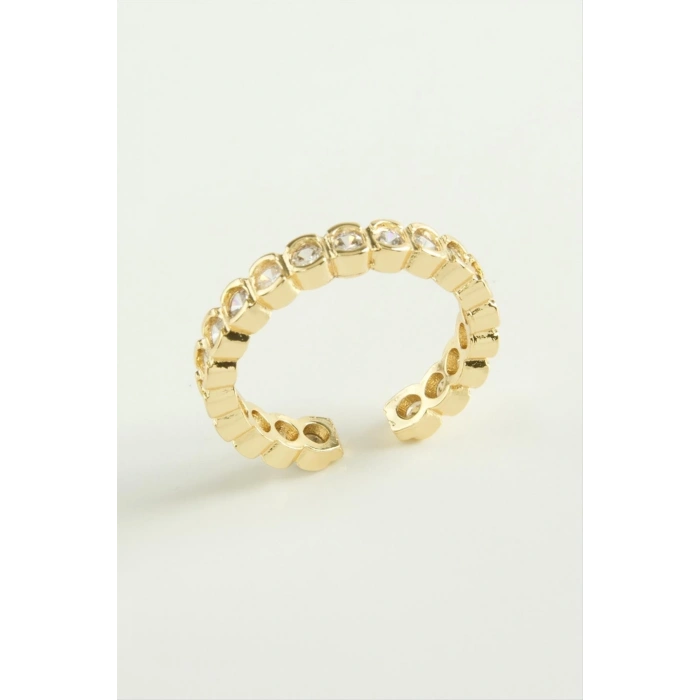 Karışık Lüks Baget Zirkon Taşlı Yüzük