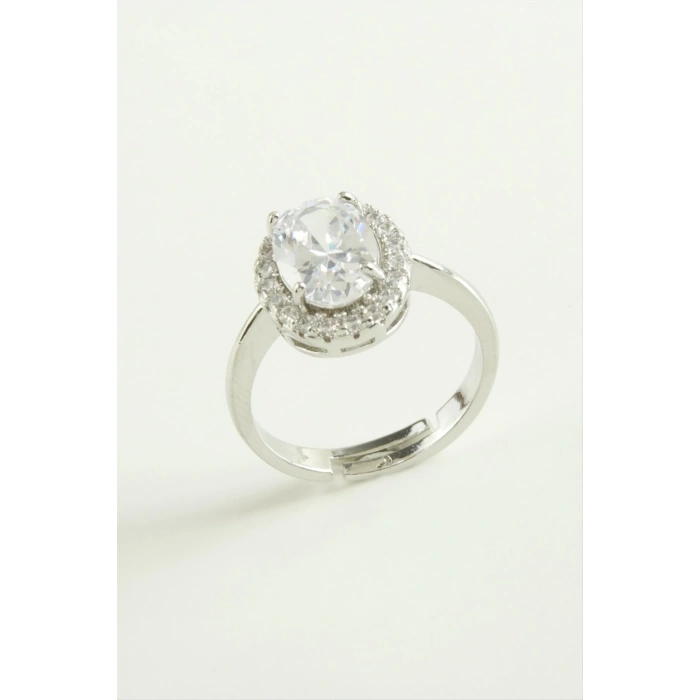 Karışık Lüks Zirkon Taşlı Ciddi İlişki Yüzüğü