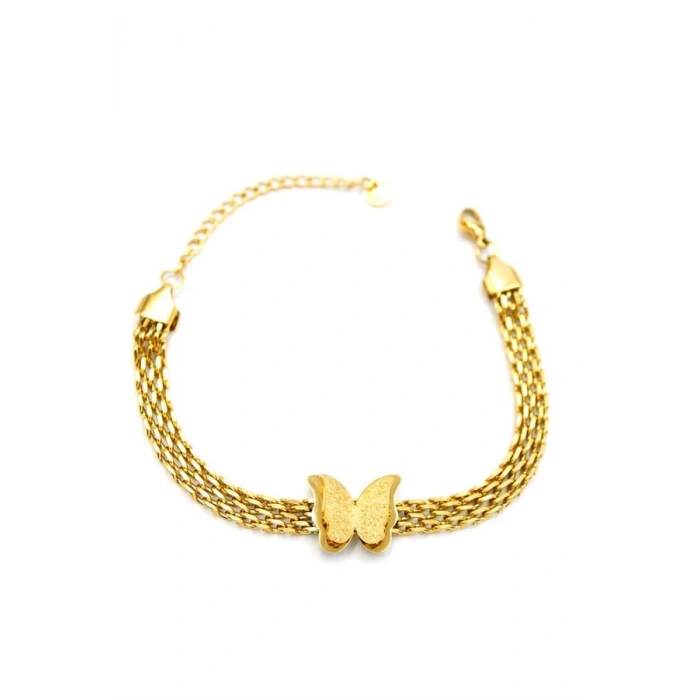 Kelebek Bileklik - Altın