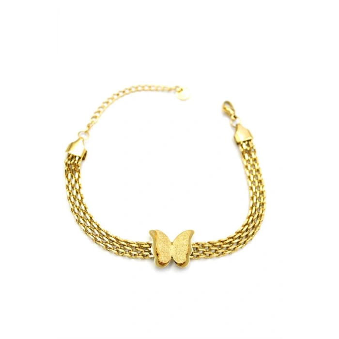 Kelebek Bileklik - Altın