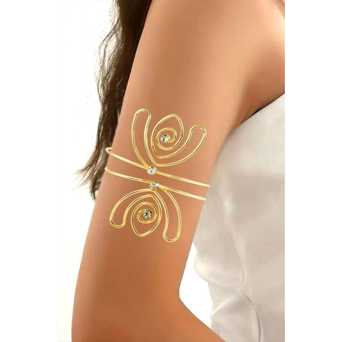 Kelebek Figürlü Üst Kol Pazu Bilekliği