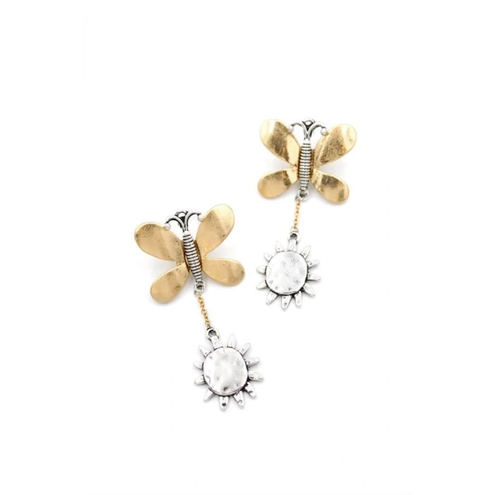 Kelebek Küpe - Altın