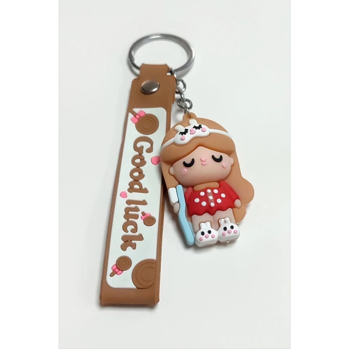 Kız Çocuk Silikon Anahtarlık