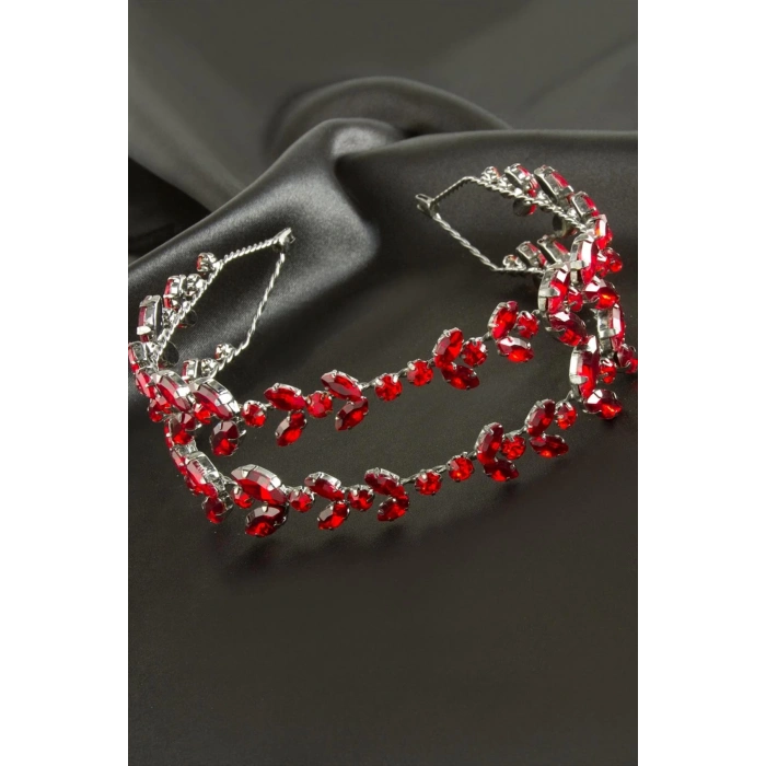 Kristal Taşlı Eğilebilir Saç Aksesuarı