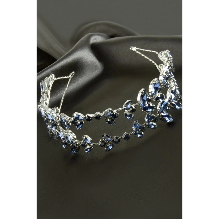 Kristal Taşlı Eğilebilir Saç Aksesuarı