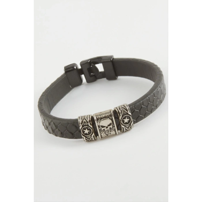 Kuru Kafa Kaliteli Suni Deri Bileklik