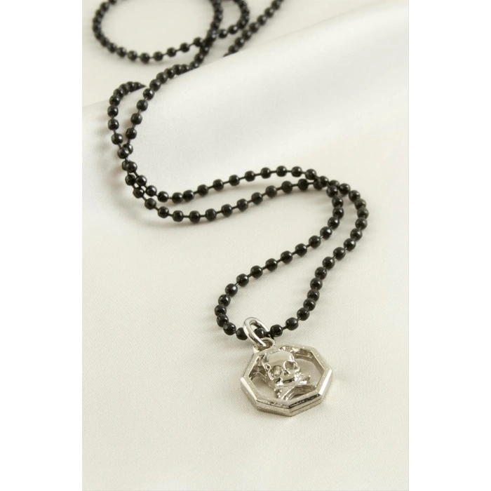 Kuru Kafa Top Zincirli Erkek Kolye